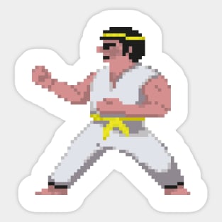 8-Bit International Karate Sticker